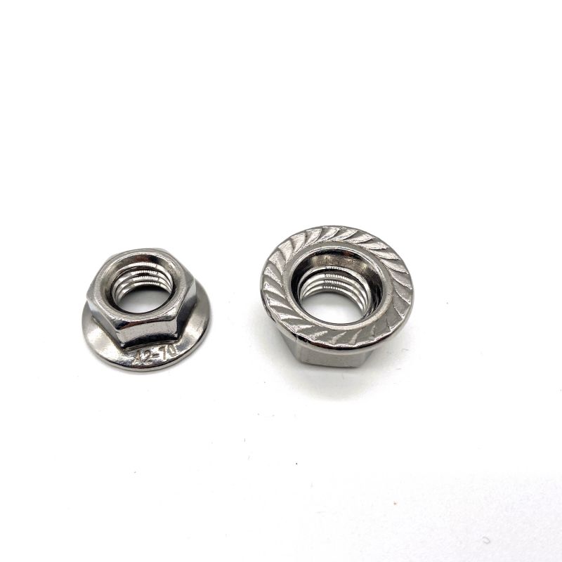 Flange Bolts Lan Kacang Din6923 Hex Flange Nut