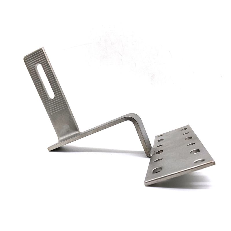 Solar gendheng Gunung Bracket Stainless Steel Solar pancing kanggo gendheng